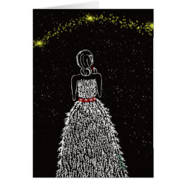 Een winterStar-Wenskaart