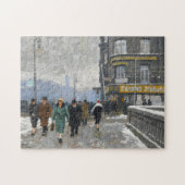 Een winterstraat | Paul Fischer Legpuzzel (Horizontaal)
