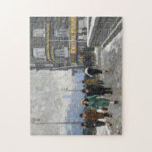 Een winterstraat | Paul Fischer Legpuzzel (Verticaal)