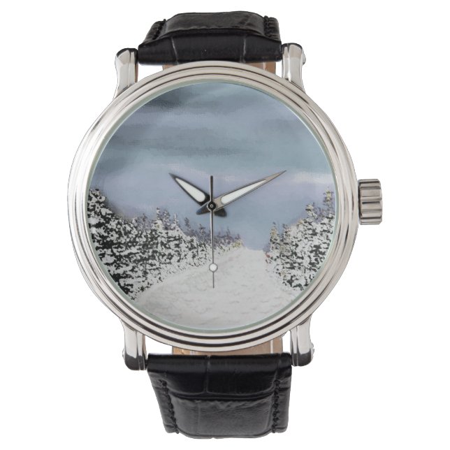 Een winterwandeling, mannen horloge. horloge (Voorkant)