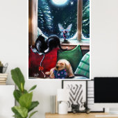 Een winterwoderland, fee poster (Thuiskantoor)