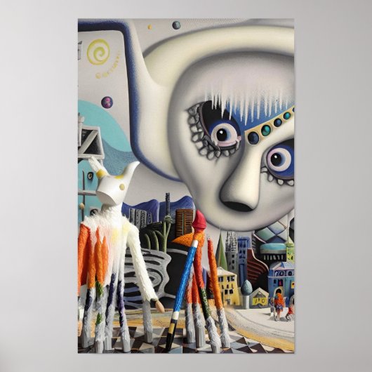 Een winterwonder Diorama-Land Ken Gage Poster (Voorkant)