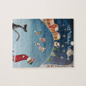 Een winterwonder-legpuzzel legpuzzel (Horizontaal)