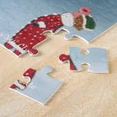 Een winterwonder-legpuzzel legpuzzel (Zijkant)
