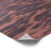 Een Winterzonsondergang " Poster (Hoek)