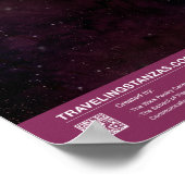 Een winterzonsonderstel poster (Hoek)