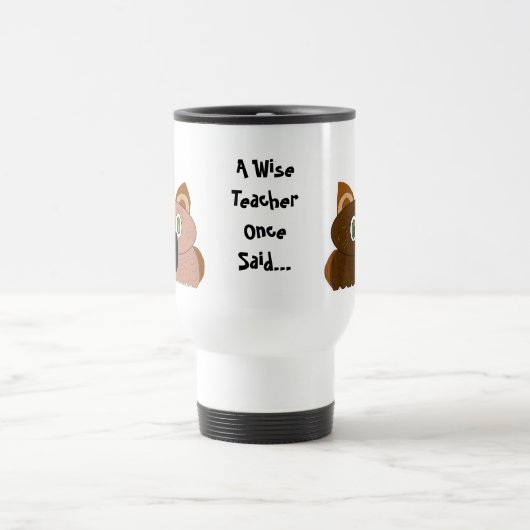 Een Wise-leraar Reisbeker (Center)