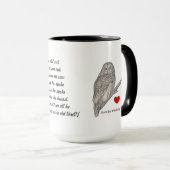 Een Wise Old Owl Mok (Voorkant rechts)