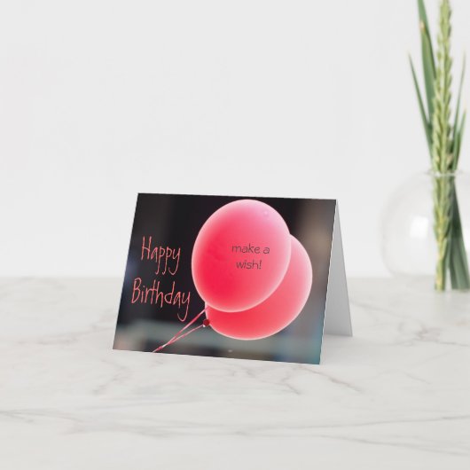 Een Wish Birthday Kaart maken (Voorkant)