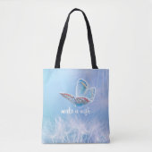 Een Wish Dandelion en een Butterfly Design Tas mak (Voorkant)