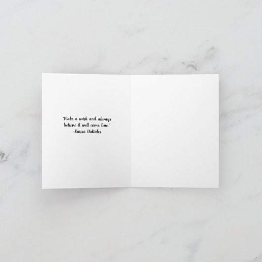 Een Wish Note Kaart maken (Binnen)