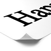 Een Wiskunde klaslokaal is mijn gelukkige plek Poster (Hoek)