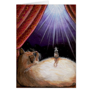 EEN WISSELENDE STAR-Kat-muiskaart
