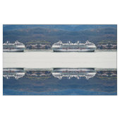 Een wit cruiseschip stof (Fat Quarter)