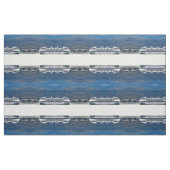 Een wit cruiseschip stof (Yard (91,4 cm))