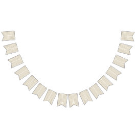 Een wit en goud geometrisch patroon vlaggetjes