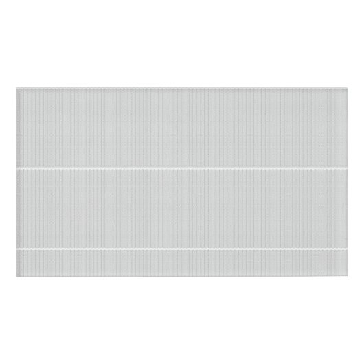 Een wit en grijs behang met een patroon erop naambadge (Voorkant)