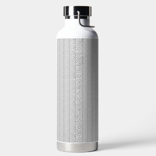 Een wit en grijs behang met een patroon erop waterfles