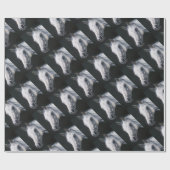 Een wit paard cadeaupapier (Vlak)