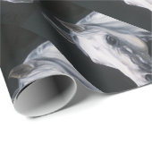 Een wit paard cadeaupapier (Rol Hoek)