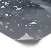 Een wit paard Poster Kunstprint Muurkunst (Hoek)