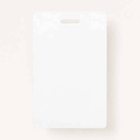 Een wit sleeve met een subtiele textuur, waarschij badge (Voorkant)