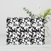 Een wit sleeve met een subtiele textuur, waarschij bedankkaart (Staand voorkant)