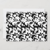 Een wit sleeve met een subtiele textuur, waarschij bedankkaart (Achterkant)