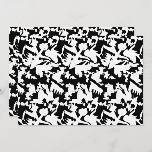 Een wit sleeve met een subtiele textuur, waarschij bedankkaart (Voorkant / Achterkant)