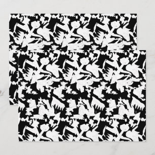 Een wit sleeve met een subtiele textuur, waarschij bedankkaart