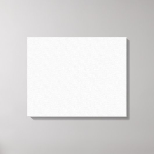 Een wit vierkant omsloten door een duidelijke zwar canvas afdruk (Voorkant)