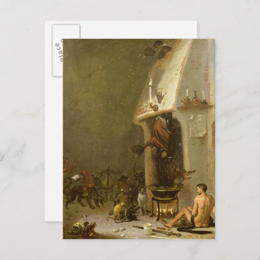 Een Witch's Tavern Briefkaart (Voorkant / Achterkant)