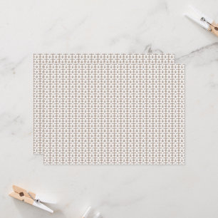 Een witte achtergrond met een bruin patroon erop kaart