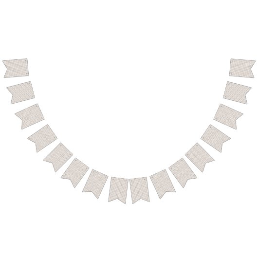 Een witte achtergrond met een bruin patroon erop vlaggetjes (Alle)