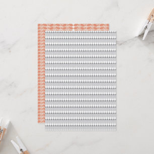 Een witte achtergrond met een patroon van cirkels kaart