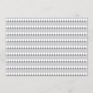 Een witte achtergrond met een patroon van cirkels programmakaart