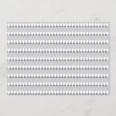 Een witte achtergrond met een patroon van cirkels programmakaart (Voorkant)