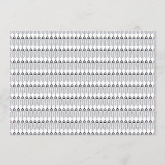 Een witte achtergrond met een patroon van cirkels programmakaart (Voorkant)