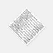 Een witte achtergrond met een patroon van cirkels servet (Hoek)