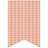 Een witte achtergrond met een patroon van cirkels vlaggetjes (Eerste vlag)