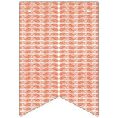 Een witte achtergrond met een patroon van cirkels vlaggetjes (Derde vlag)