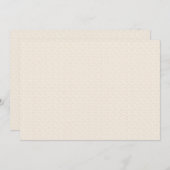 Een witte achtergrond met een patroon van kleine s feestdagenkaart (Voorkant / Achterkant)