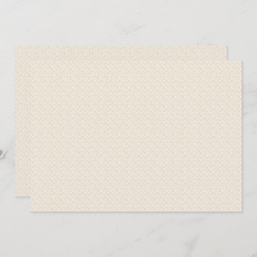 Een witte achtergrond met een patroon van kleine s feestdagenkaart (Voorkant / Achterkant)