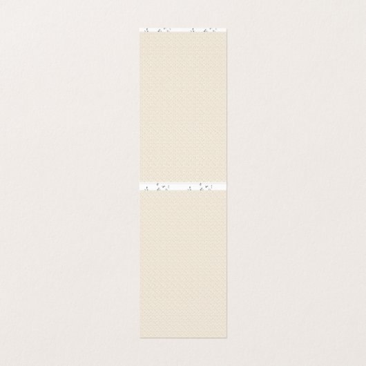 Een witte achtergrond met een patroon van kleine s visitekaartje (Binnenkant ongevouwen)