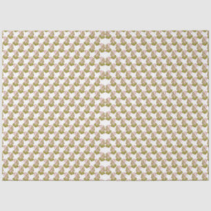 Een witte achtergrond met groene bladeren erop tissuepapier