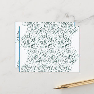 Een witte achtergrond met veel druppels water briefkaart