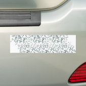 Een witte achtergrond met veel druppels water bumpersticker (Op auto)
