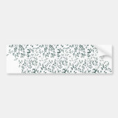 Een witte achtergrond met veel druppels water bumpersticker (Voorkant)