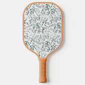 Een witte achtergrond met veel druppels water pickleball paddle (Voorkant)