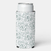 Een witte achtergrond met veel druppels water seltzer blikjeskoeler (Seltzer Voorkant)